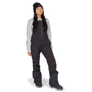 NEW DC Collective Softshell Bib Overalls, Snowboarding- womens size medium